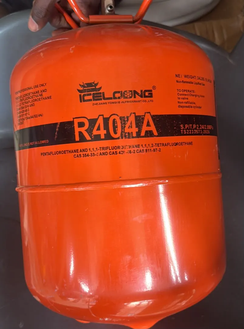R404A refrigerant gas cylinder for ship refrigeration